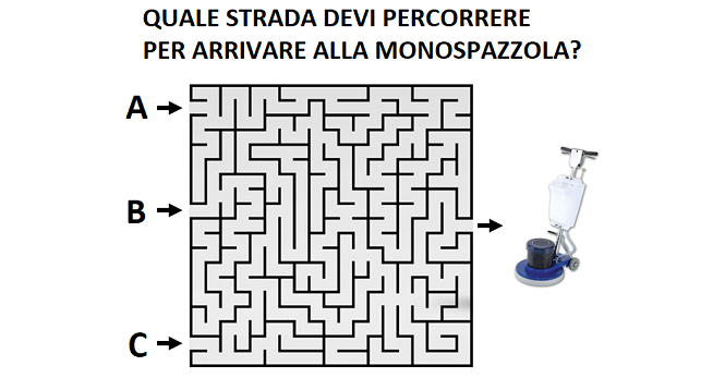 Quale strada devi percorrere per arrivare alla monospazzola