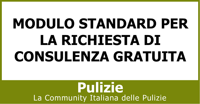 Modulo Standard per la Richiesta di Consulenza Gratuita